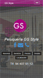 Mobile Screenshot of peluqueriagsstyle.com